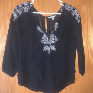 American eagle sheer blouse